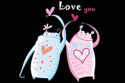 Funny colorful monsters, a Pattern Graphic by Tanor (Thumbnail 13 of 16)
