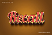Recall Text Effect, a Layer Style Add-On by dokudokunomi (Thumbnail 1 of 4)