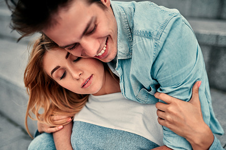 Cheerful romantic couple, a Person Photo by ORION Production