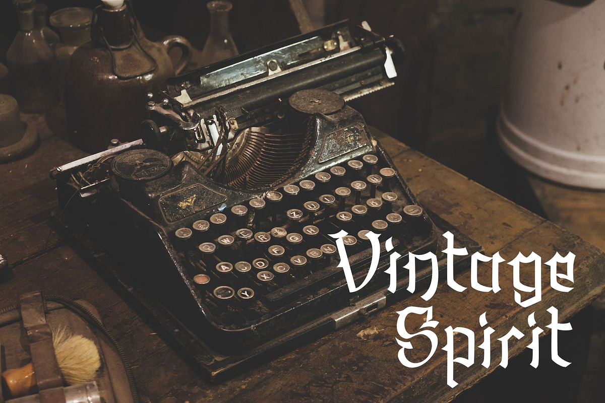 Olden Stones, a Blackletter Font by Letterafa Studio (Photo 2 of 7)