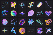 Y2K 3D Aesthetic Shapes Collection, a Graphic by LarysaZabrotskaya (Thumbnail 2 of 12)