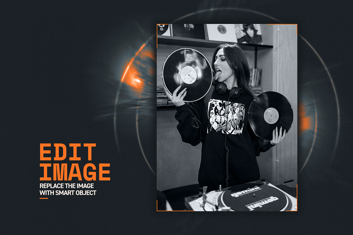 Techno Party - DJ Flyer Template, a Social Media Template by Rave Aspect (Photo 3 of 3)