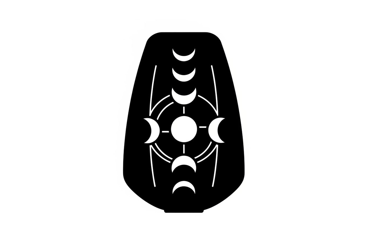 Decorative Lunar Phase Design, a Graphic by BIPLOB EXPERT (Photo 10 of 13)