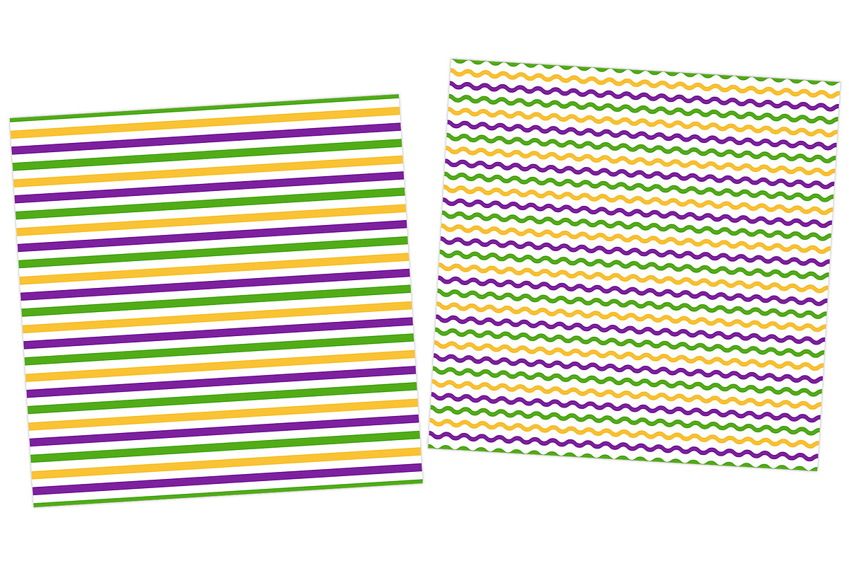 Mardi Gras background pattern, a Pattern Graphic by IrinaShishkova (Photo 3 of 6)