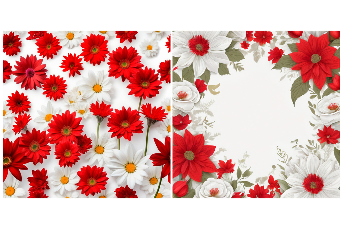 Floral frame Nature flower, a Background Graphic by IrySha (Photo 2 of 7)