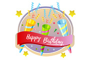 7 birthday colorful label, a Graphic by Propylparaben (Thumbnail 8 of 8)