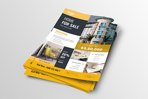 Home For Sale Flyer Design Template