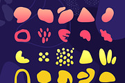 177 Procreate organic shapes brushes, a Brush Add-On by Endete & Mazak brushes (Thumbnail 5 of 5)