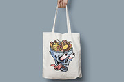 lots of food on top of the skull, an Illustration by gunaonedesign (Thumbnail 4 of 4)