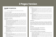 ATS Resume Template / Job Winning CV, a Resume Template by Anjum Ilyas (Thumbnail 4 of 7)