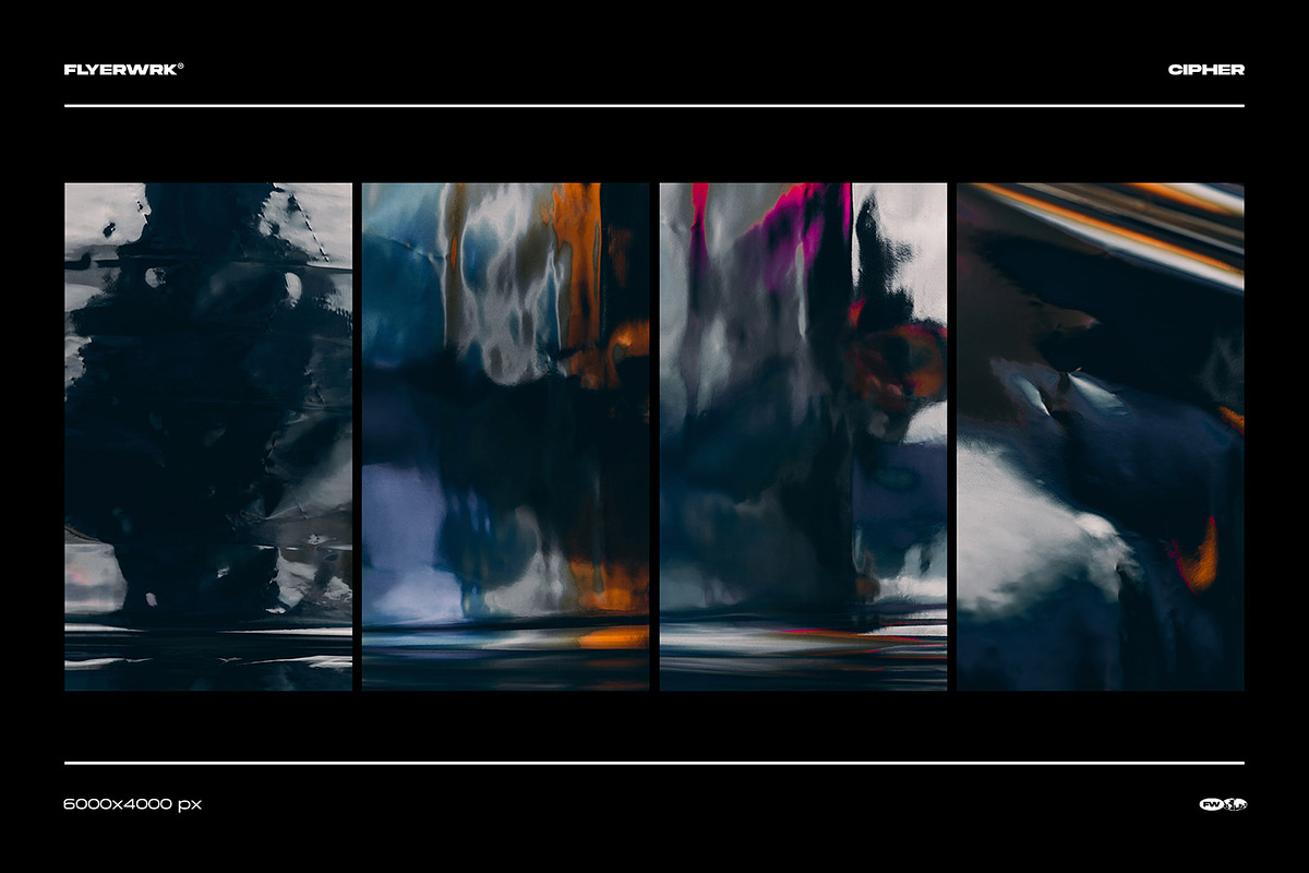 Abstract Metal Foil Textures, a Texture Graphic by FLYERWRK (Photo 2 of 8)