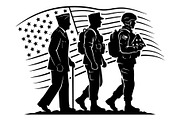 Military Heroes Group, an Object Graphic by Gfx_Store (Thumbnail 6 of 16)