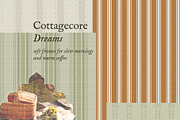 COTTAGECORE Embossed Papers & Frames, a Background Graphic by Madiwaso (Thumbnail 2 of 10)
