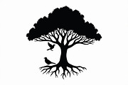 Nature Organic Tree Root Graphic, an Illustration by Designs_River (Thumbnail 2 of 13)