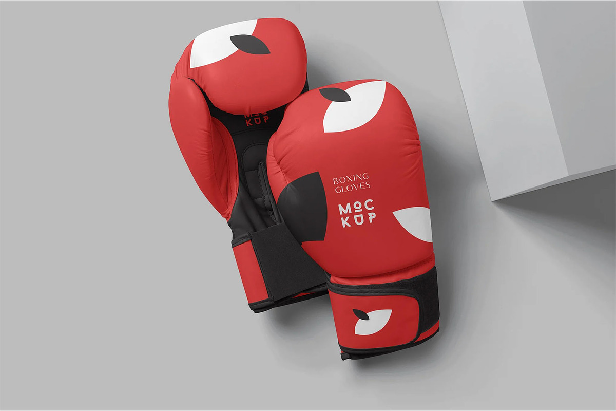Boxing Gloves Mockups, a Product Mockup by megostudi0 (Photo 3 of 6)