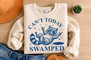 Can't Today I'm Swamped SVG, an Animal Illustration by Libby Wishes (Thumbnail 3 of 3)