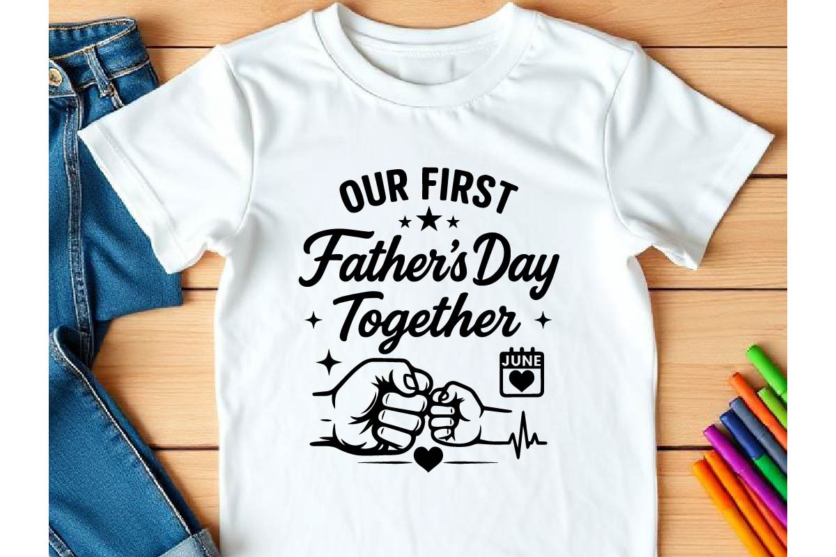 Our 1St Fathers Day SVG PNG, an Object Graphic by EllaMaiyaali (Photo 2 of 6)