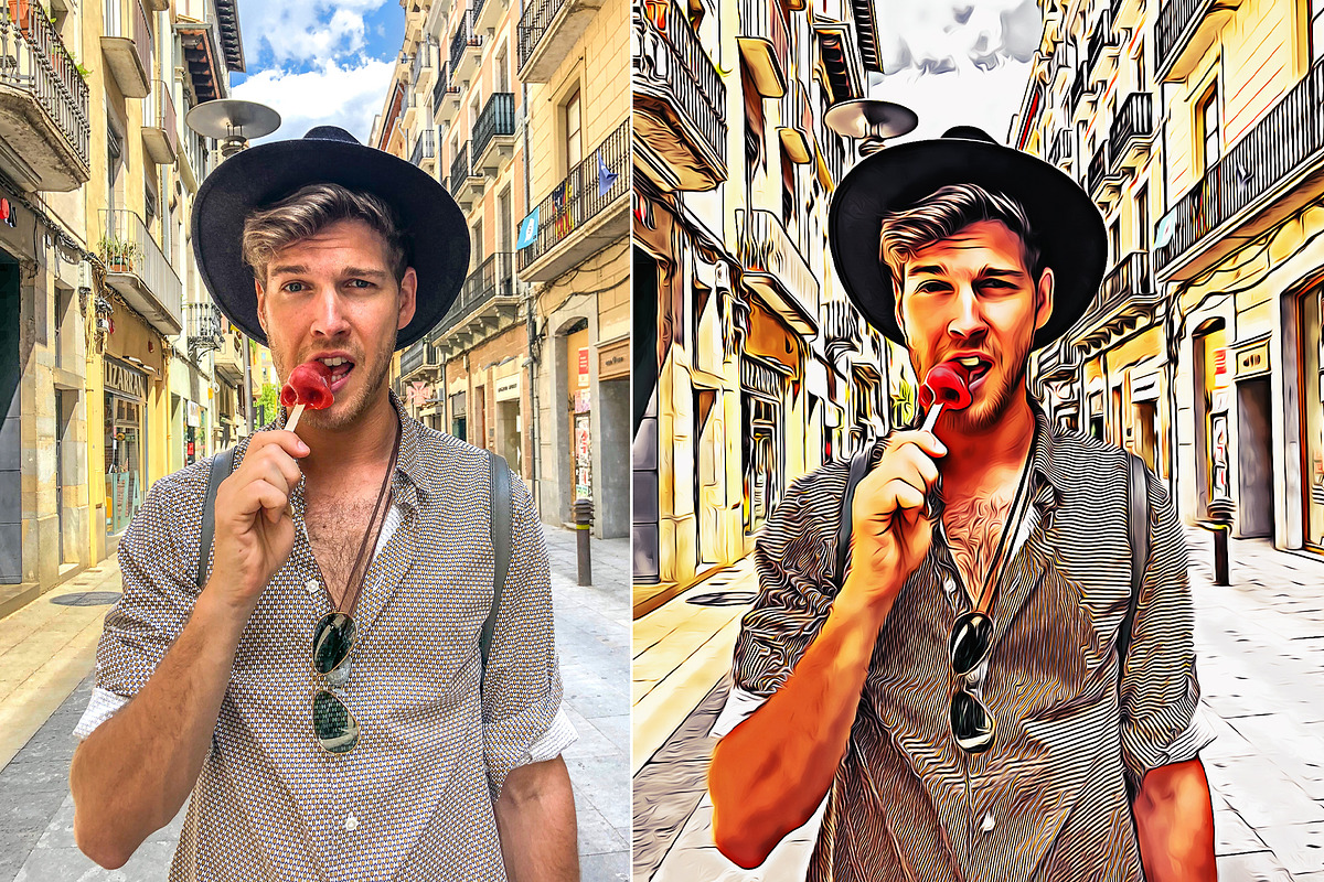 Portrait Oil painting Effect, an Action Add-On by DesignCave (Photo 4 of 5)