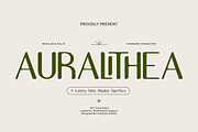 Auralithea - Luxury Sans Display, a Sans Serif Font by Indotype Foundry (Thumbnail 1 of 10)