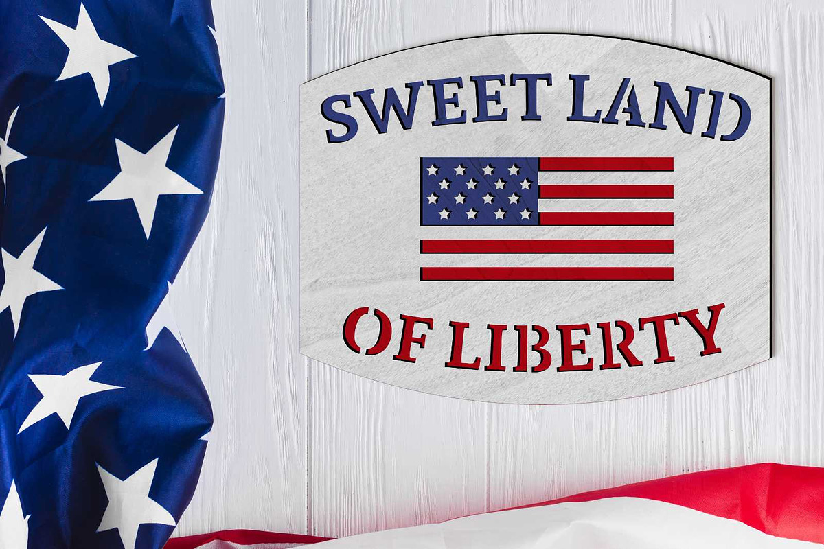 Independence Day SET Multilayer Pane, a Templates & Theme by LaserCutano (Photo 8 of 8)