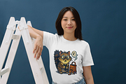 Halloween Cats PNG – Sublimation, a Seasonal Illustration by Smillyy Threads (Thumbnail 9 of 13)