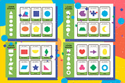 SHAPES BUSY BOOK. 28 Worksheets, an Object Graphic by Masherdraws (Thumbnail 2 of 7)