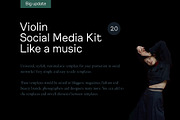 Violin 2.0 Social Media Kit, a Social Media Template by Amirzhanuly (Thumbnail 3 of 24)