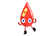 Blood Drop Characters Clipart Medic, a Healthcare Illustration by the_myro (Thumbnail 8 of 14)