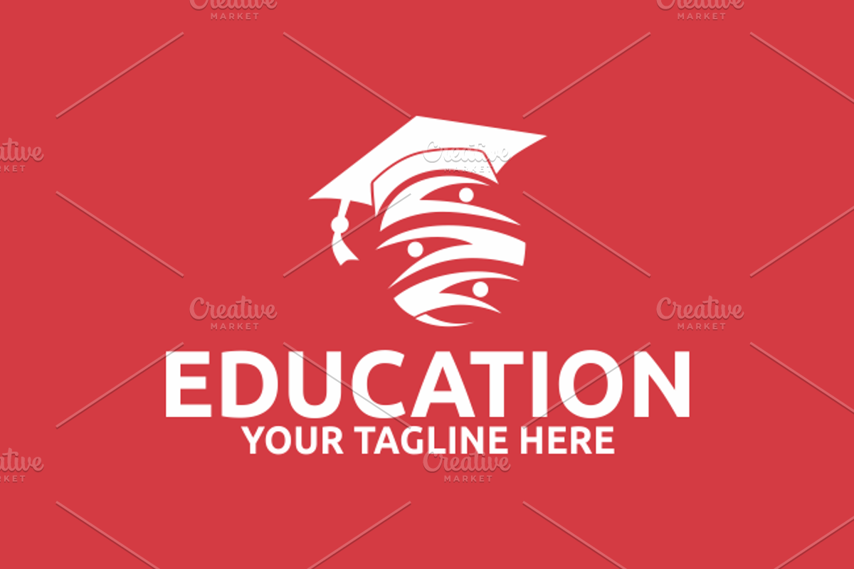 Education | Logo Template, a Branding & Logo Template by REDVY CREATIVE (Photo 2 of 4)