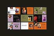 Femmes -Fashion Portfolio Powerpoint, a Presentation Template by Dirtytemp Studio (Thumbnail 10 of 11)