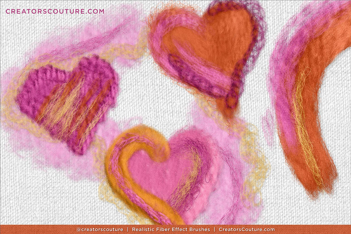 Realistic Fiber Effect Brush Studio, a Brush Add-On by Creators Couture (Photo 22 of 25)
