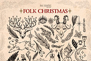 Folk Christmas Ancient Winter Tales, a Seasonal Illustration by Ink Stories (Thumbnail 3 of 12)