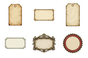Vintage Blank Tags & Labels, an Illustration by SinaCreation (Thumbnail 2 of 6)