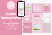 Cute Bookstagrammer Canva Templates, a Social Media Template by Kaleidokika (Thumbnail 1 of 4)