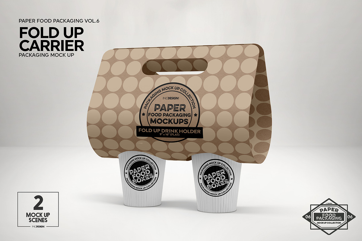 VOL.6: Food Box Packaging Mockups, a Cups & Container Mockup by INCDesign (Photo 2 of 20)