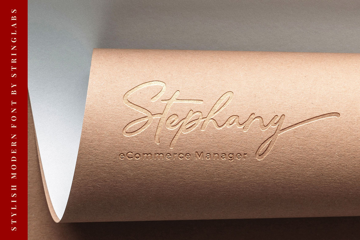 Ingkar Janji - Stylish Script Font, a Script Font by StringLabs (Photo 7 of 10)