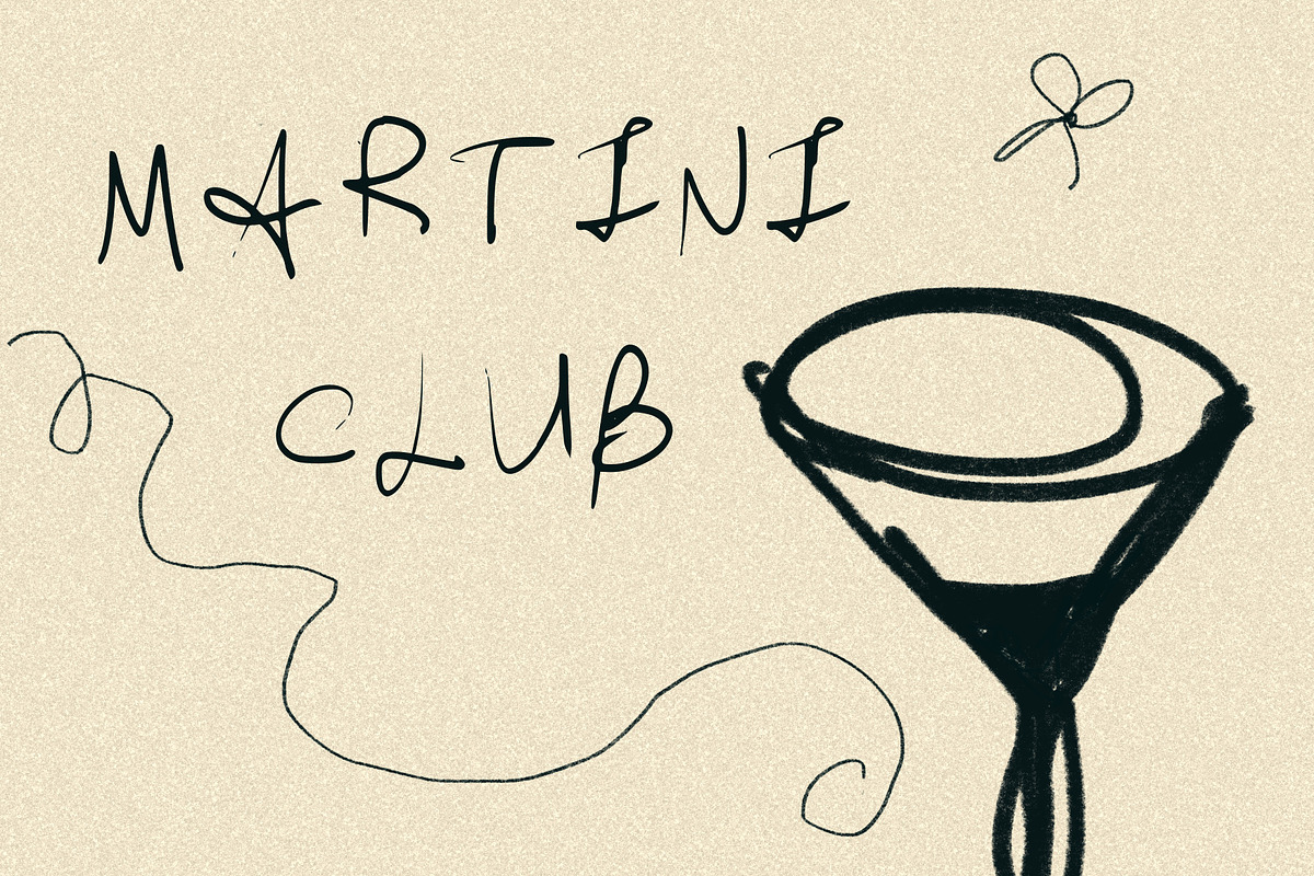 Handwritten Script Font, a Handwritten Font by elif (Photo 1 of 4)
