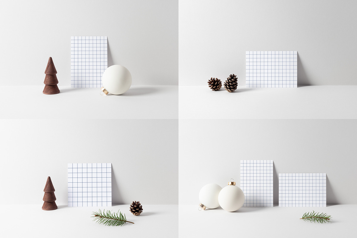 Christmas Card Winter Mockup Bundle, a Product Mockup by Studio MVDM (Photo 2 of 8)
