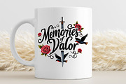 Memories of Valor SVG, an Illustration by Awieee1 (Thumbnail 3 of 4)
