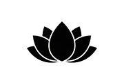 Lotus Flower Silhouette Vector Bundl, an Illustration by Creativeshirt (Thumbnail 27 of 51)