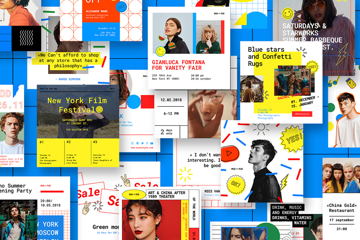 Mono Social Media Kit, a Social Media Template by Amirzhanuly (Photo 6 of 13)