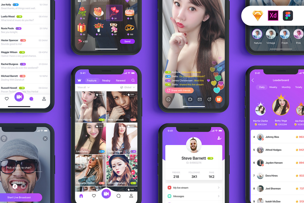TOMO Video Streaming UI Kit, an App Template by hoangpts