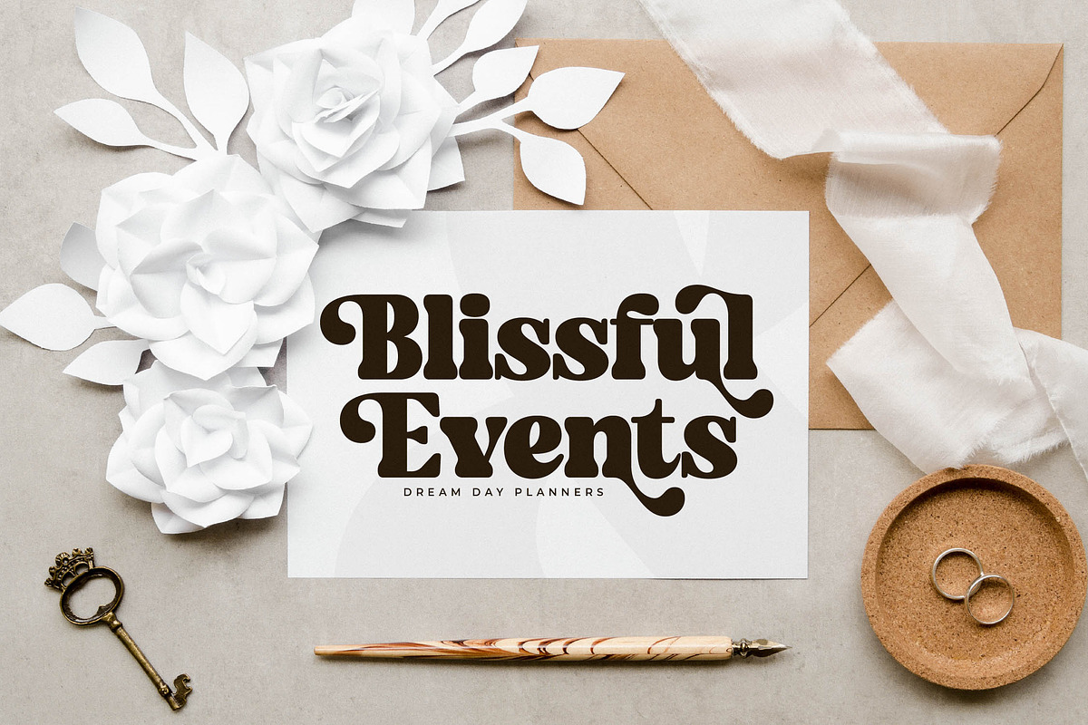 Midnight Gelactic Modern Retro Serif, a Serif Font by Letterena Studios (Photo 8 of 15)