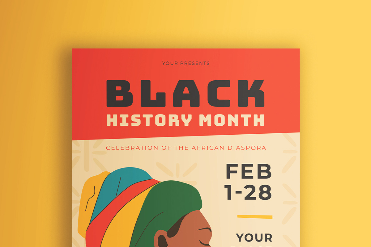 Black History Month Flyer, a Flyer Template by KMZVR.Lab (Photo 5 of 5)