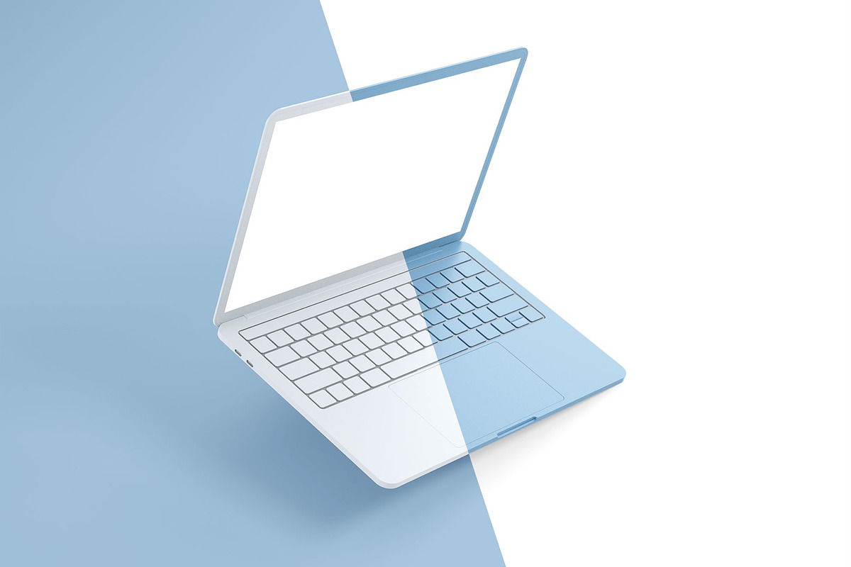 Macbook Pro Clay Mockup set, a Device Mockup by Deeplab (Photo 3 of 19)