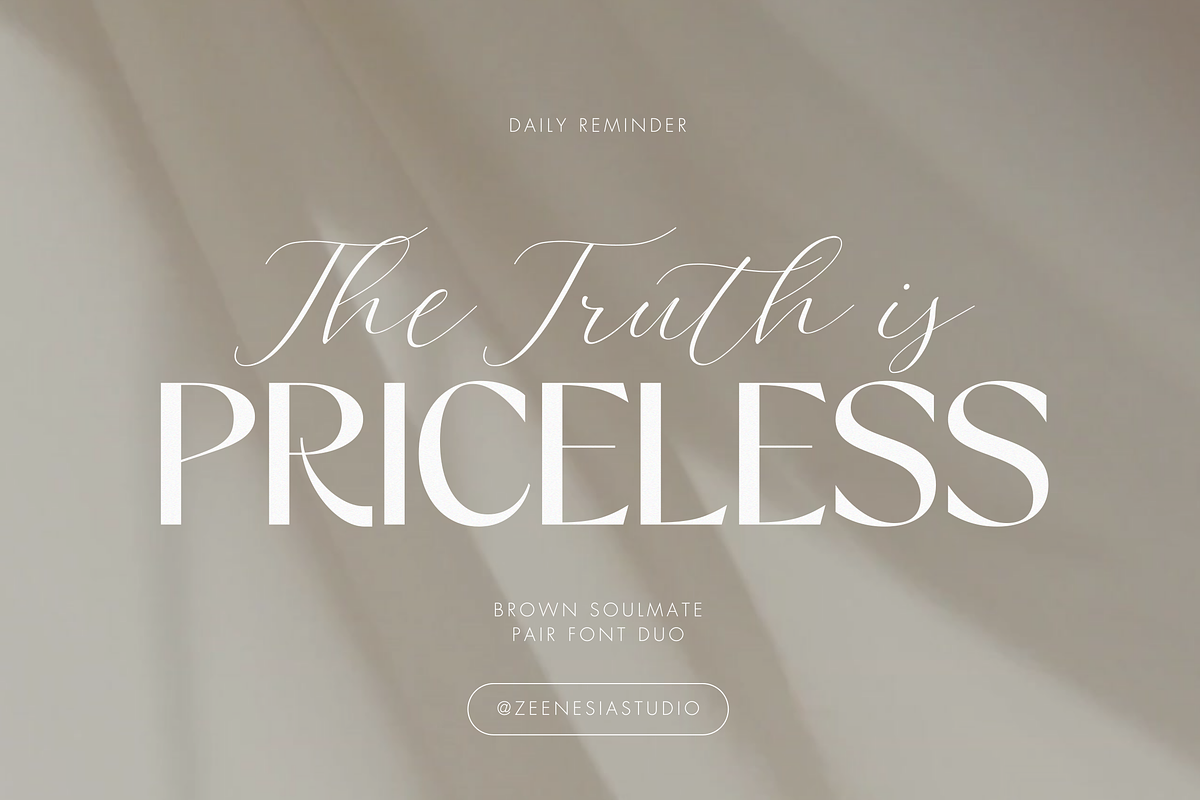 Brown Soulmate – A Charming Font Duo, a Sans Serif Font by zeenesia (Photo 17 of 26)