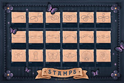 Whimsical Lettering Toolkit, a Brush Add-On by Aurelie Maron (Thumbnail 6 of 15)