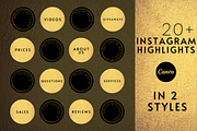 Black Gold Instagram Templates, a Social Media Template by Faytemplates (Thumbnail 4 of 10)