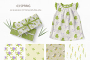 Baby seamless patterns bundle, a Pattern Graphic by polikarpovaart (Thumbnail 6 of 11)