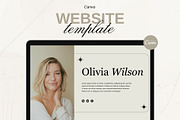 Creative Coaching Website Canva, a Landing Page Template by ElladesignCo (Thumbnail 1 of 7)